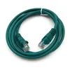 Патч-корд Buro UTP-5E-1,5M-GR литой (molded), UTP, кат.5E, 1.5м, 4 пары, 26AWG, алюминий омедненный, многожильный, зеленый