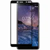 Защитное стекло для Nokia 7 Plus [на весь экран] (черное)