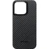 Чехол Pitaka MagEZ Case 4 для iPhone 15 Pro, кевлар, Magsafe Compatible Black/Grey Twill 1500D (KI1501P)