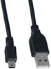 Кабель miniUSB 1.8м Perfeo U4302 круглый черный