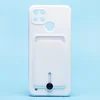 Чехол-накладка - SC304 с картхолдером для "Realme C21Y/C25Y" (white)