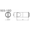 Жало для паяльника Quick 503-15D