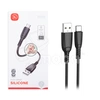 Кабель USB - Type-C XO NB245 (2.4A, силикон) Черный