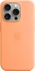 Silicone Case with MagSafe для iPhone 15 Pro Orange Sorbet