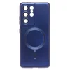 Чехол с магнитом для Samsung G998B Galaxy S21 Ultra (синий)