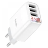 Сетевая зарядка HOCO C93A Easy charge c LED дисплеем на 3xUSB порта