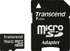 Карта памяти Transcend microSDHC 16GB Class 10 + ADP