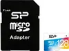 Флеш карта microSDXC 128Gb Class10 Silicon Power SP128GBSTXBU1V21SP + adapter Card Reader