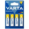 AA Батарейка VARTA Energy LR6 BL4 Alkaline, 4 шт.