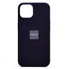 Чехол-накладка ORG Silicone Case SafeMag с анимацией для "Apple iPhone 14" (бузина)