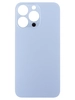 Задняя крышка для Apple iPhone 13 Pro (стекло, широкий вырез под камеру) (голубая)