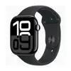 Умные часы Apple Watch Series 10 (GPS), 46мм, Jet Black Aluminum Case/Black Sport Band - M/L