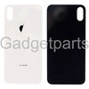 Задняя крышка iPhone X Серебряная, Белая (Silver, White)