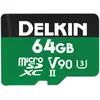 Карта памяти Delkin Devices MicroSDXC 64GB 2000x 300MB/s UHS-II, V90, U3, Class 10