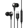 Наушники UGREEN EP105 (35754) In-Ear Earphones Type-C, Black