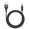 Кабель USB - Lightning 2.4A магнитный Hoco U76 1м (100 см) (Черный) (Кабели Lightning)