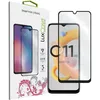 Защитное стекло для экрана LuxCase для Realme C11 100 х 180 мм, 2.5D, 1 шт, черный [78380]