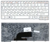 Клавиатура для ноутбука Lenovo IdeaPad S10-3C белая