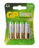 Батарейка AA LR6 GP Super Alkaline 1.5V (4 шт. в блистере)(Щелочные)