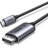 Кабель аудио-видео UGREEN CM707, USB Type-C (m) - DisplayPort (m), 1м, серый [25863]