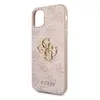 Чехол Guess PU 4G Big Metal Logo для iPhone 11, розовый (GUHCN614GMGPI)