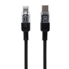 Кабель Type-C - Apple lightning Hoco U129 Spirit PD 27W 120см 3A  (black)