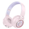 Bluetooth-наушники полноразмерные Hoco W50 Cute fun (pink)