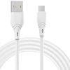 Кабель Carmega micro-USB PVC 1m White (CAR-C-AM-PVC-1M-WH)