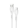 Дата-кабель Hoco X37 Cool Power USB-MicroUSB (2.4 A) 1 м, белый