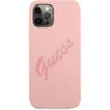 Чехол (клип-кейс) Guess, для Apple iPhone 11 Pro, противоударный, розовый [guhcp12mlsvspi]