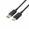 Дата-кабель MicroUSB-Type-C, 1 м, черный