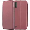 Чехол-книжка для Samsung Galaxy A01 A015 (темно-красный) Fashion Case