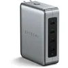 Сетевое зарядное устройство SATECHI 145W USB-C 4-Port GaN Travel Chargerr, 4xUSB type-C, 145Вт, 2A, серый [st-w145gtm]