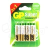 Батарейка AA LR6 GP Super Alkaline 1.5V (4 шт. в блистере)