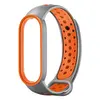 Ремешок Red Line для Xiaomi Mi Band 7 Grey/Orange