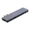 Док-станция Canyon DS-8 Power Delivery 8-в-1 для MacBook Pro/Air, серый