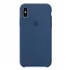 Чехол силиконовый Apple Silicon Case для iPhone X / iPhone 10 Синий