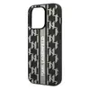 Чехол Karl Lagerfeld Monogram Vertical Logo Hard для iPhone 14 Pro PU (KLHCP14LPGKLSKG)