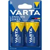 D Батарейка VARTA Longlife power LR20 BL2 Alkaline, 2 шт.