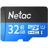 Карта памяти microSDHC UHS-I U1 NETAC P500 32 ГБ, 80 МБ/с, Class 10, NT02P500STN-032G-R, 1 шт., переходник SD