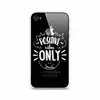 Силиконовый чехол Positive vibes only графика на iPhone 4/4S