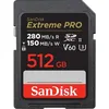 Карта памяти SDXC UHS-III Sandisk Extreme Pro 512 ГБ, 280 МБ/с, Class 10, SDSDXEP-512G-GN4IN, 1 шт.