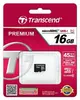 Карта памяти MicroSDHC 16GB Transcend Class10 no Adapter (TS16GUSDCU1)