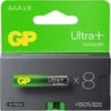 AAA Батарейка GP Ultra Plus Alkaline 24AUPA21-2CRB8, 8 шт.