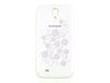 Крышка АКБ Samsung i9500/i9505 Galaxy S4 (La Fleur white) оригинал 100%