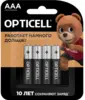 Набор батареек Opticell Basic AAA (LR03), 1.5В, 4шт