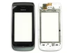 Тачскрин Nokia 308/309 (Silver) на передней панели с кнопками функциональной клавиатуры, оригинал