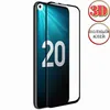 Защитное стекло 3D для Huawei Honor 20 / 20 Pro [изогнутое клеится на весь экран] Red Line (черное)