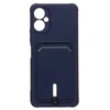 Чехол-накладка - SC304 с картхолдером для "Tecno Spark 9 Pro" (dark blue)