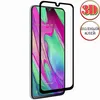 Защитное стекло 3D для Samsung Galaxy A40 A405 [изогнутое клеится на весь экран] (черное)